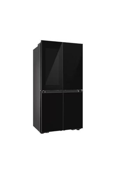Samsung Bespoke 650L T Style French Door Refrigerator | See-thru Door | Black