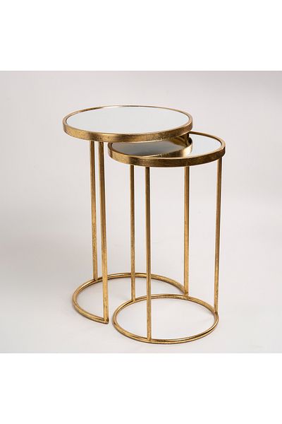 Generic 2 Pcs Nested Table Gold