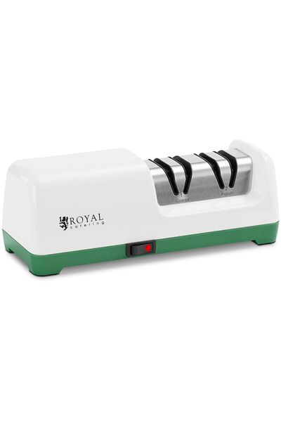 Royal Catering Ostrzałka do noży elektryczna diamentowa 2 poziomy 20 W