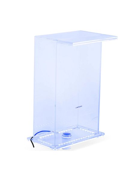 UNIPRODO Pipă de scurgere cu iluminare LED 35 cm, debit de apă 310 mm
