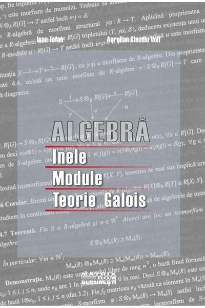 Editura Matrixrom Algebra. Rings, modules, Galois theory (CD), I. Tof