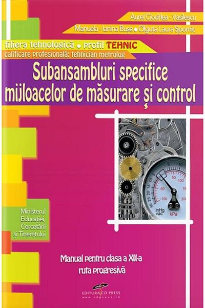 Editura CD Press Specific subassemblies for measuring instruments and