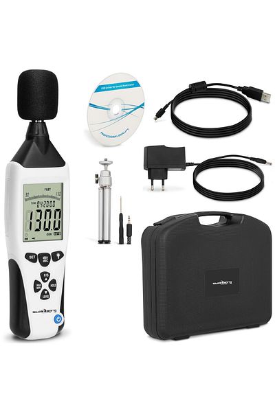 Steinberg Systems Cyfrowy miernik natężenia dźwięku decybelomierz 30-130 dB
