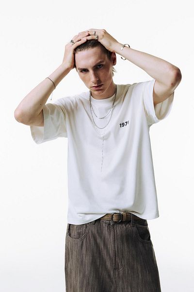 Pull & Bear 1978 boxy-fit T-shirt
