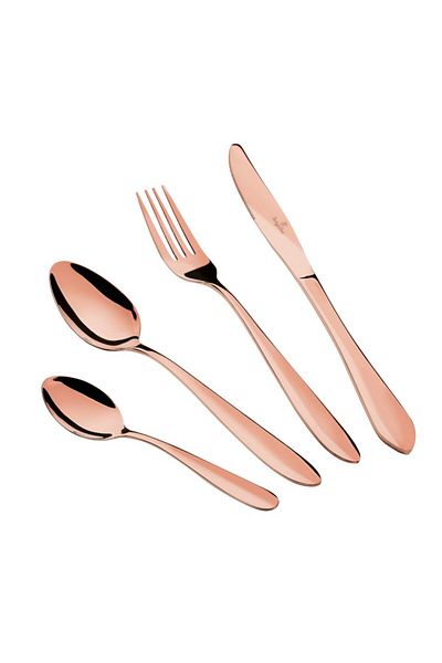 Berlinger Haus Stainless Steel Cutlery Set, 24 Pieces, Rose Gold Collection