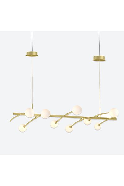 Siena Gold pendant chandelier, 50W - 3000K - Diffusion angle: 150° - CRI 90