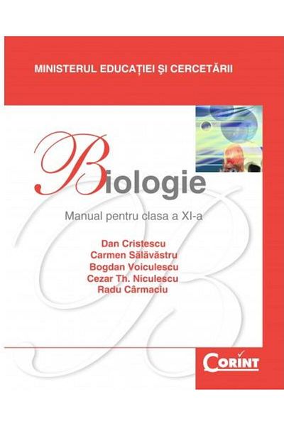 Editura Corint Biology - Textbook for 11th grade (Cristescu),