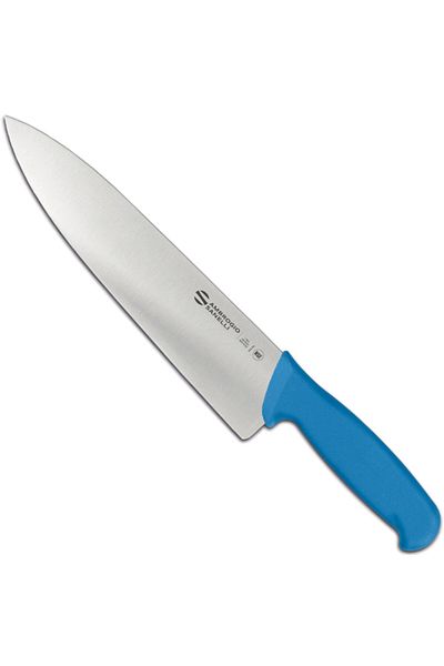 Ambrogio Sanelli Nóż do ryb owoców morza SUPRA COLORE HACCP 240/390 mm - niebieski