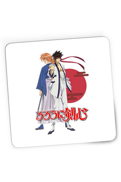 OEM Mousepad Gaming Rurouni Kenshin Sanosuke Kage Rivals, 21x19 cm