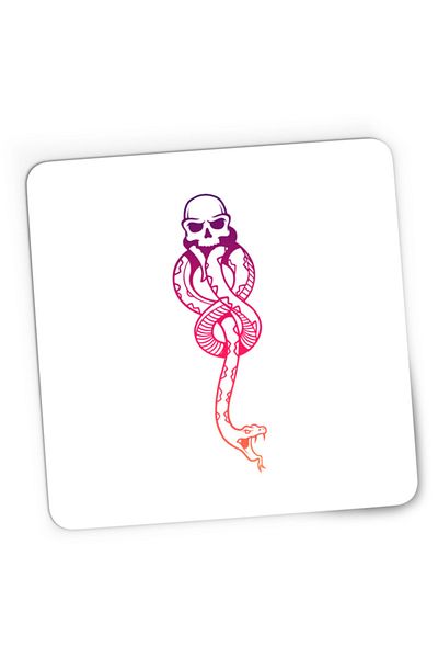 OEM Mousepad Gaming Harry Potter Decal Death Eaters Serpent Spell, 21x19 cm