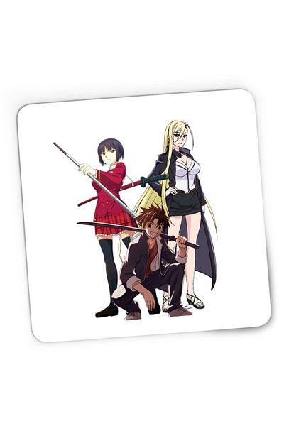 OEM Mousepad Gaming UQ Holder Touta McDowell Orta Katana Sci-fi Anime School, 21x19 cm