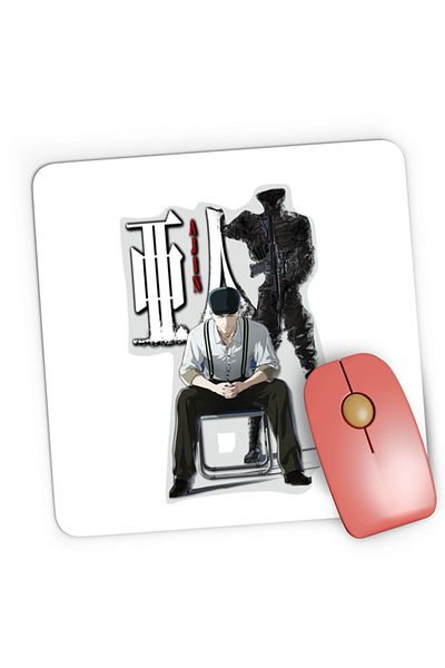 OEM Mousepad Gaming Ajin Satou Longevity Mature Horror, 21x19 cm