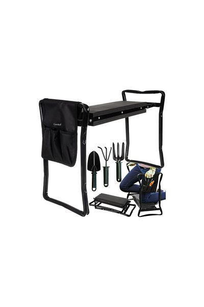 Gardlov Folding garden chair, kneeler and bench, tool organizer, maximum 120 kg, EVA foam