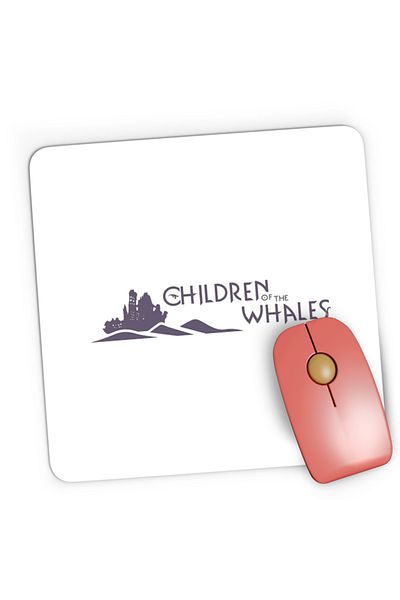 OEM Mousepad Gaming Children of the Whales Logo Mangaka Anime Japan, 21x19 cm