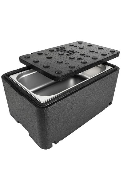 Narpack Termobox pudełko termos pojemnik termiczny z pokrywką do żywności leków 600x400x296mm GN1/1 48L