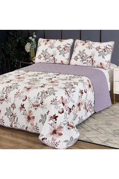 Pucioasa Printed Bedspread + 2 Pillowcases (Cvi11)