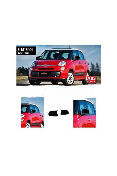 AutoZet Set of 2 Batman Mirror Covers Fiat 500 L 2013-2021