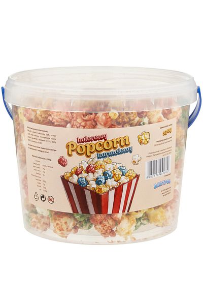 shumee PopCorn gotowy karmelowy kolorowy 270g / 2L