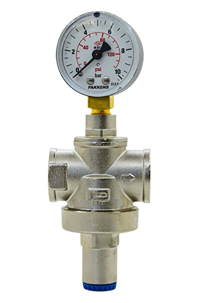 Pakkens BASINÇ DÜŞÜRÜCÜ MANOMETRELİ 1/2''