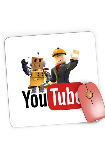 OEM Mousepad Gaming Roblox Youtube Creator Online Video Game, 21x19 cm