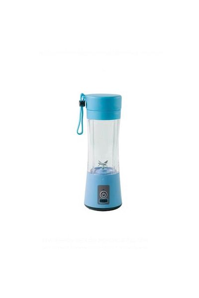 OEM Portable USB Rechargeable Blender with Transparent Plastic and Silicon Handle 380ml