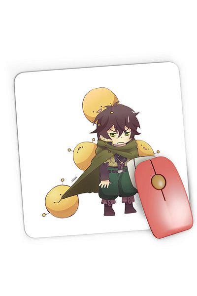 OEM Mousepad Gaming Rising of the Shield Hero Naofumi Monster Ball Eat Mangas, 21x19 cm