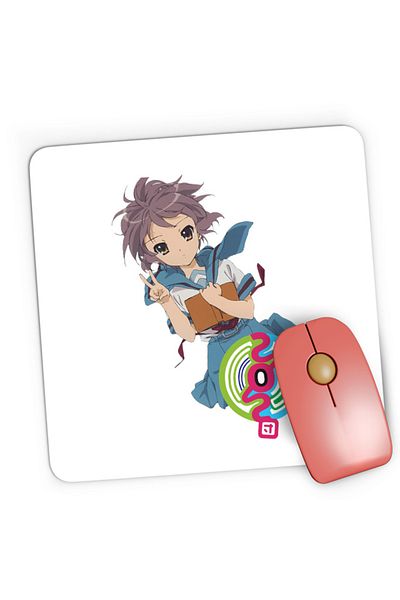 OEM Haruhi Suzumiya Yuki SOS Manga Comedy Marvel Gaming Mousepad, 21x19 cm
