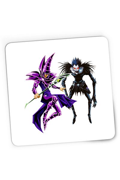 OEM Mousepad Gaming Yu Gi Oh Dark Magician Death Note Ryuk, 21x19 cm