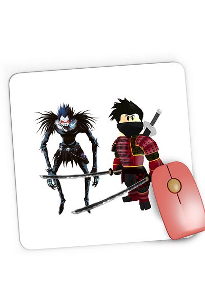 OEM Mousepad Gaming Roblox Youtube Ninja Death Note Ryuk, 21x19 cm