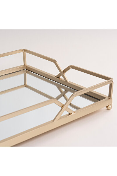 homez Metal Mirror Tray 50*34*8H cm