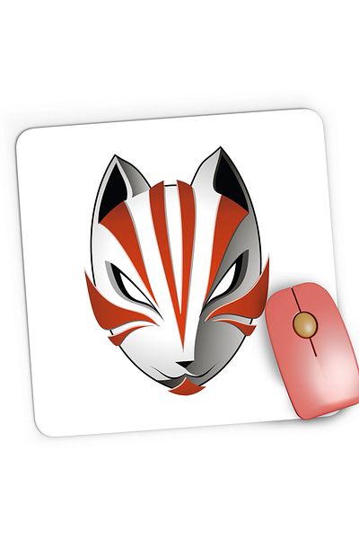 OEM Mousepad Gaming Bleach Kitsune Mask Anime Kage, 21x19 cm