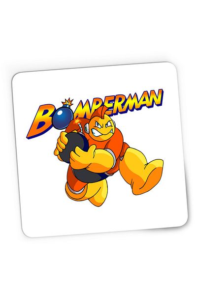OEM Mousepad Gaming Bomberman Run Bomb Logo Action, 21x19 cm