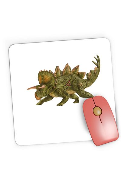 OEM Mousepad Gaming Jurassic Park Velociraptor Spinosaurus Isla Nublar, 21x19 cm