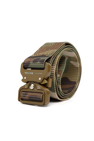 LionLuxeryStore Tactical Belt Storm Shadow CAMO Cordura Belt quick release