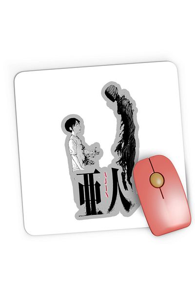 OEM Mousepad Gaming Ajin Kei Self Protect Horror Otaku, 21x19 cm
