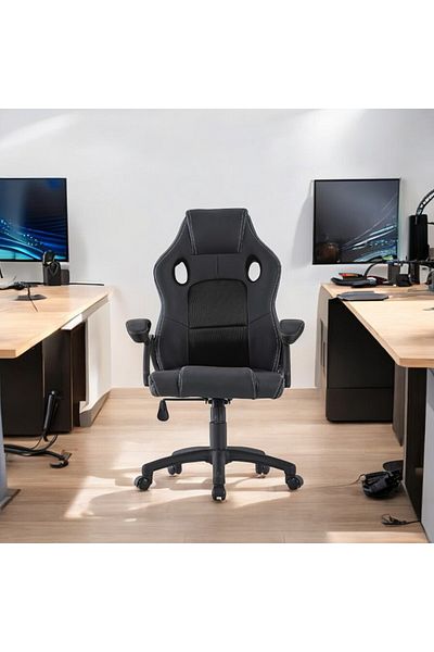 PROCART Swivel gaming chair, adjustable height 110-120, headrest and armrests, maximum 150 kg