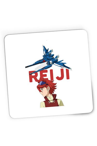 OEM Mousepad Gaming dam Build Fighters Reiji Airplane, 21x19 cm