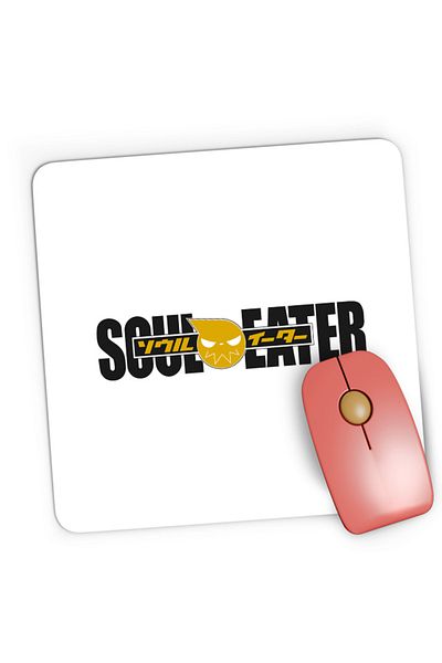 OEM Mousepad Gaming Soul Eater Logo Anime Supranatural Action Shounen, 21x19 cm