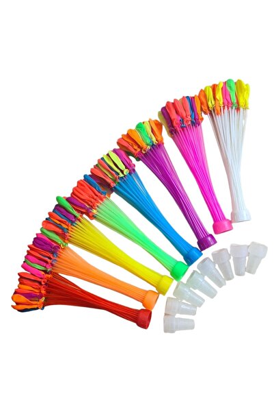 SDX Market Set 440 Water Balloons with Quick-Fill System, Adapter, and Self-Sealing