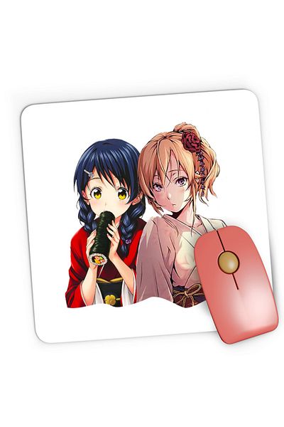 OEM Mousepad Gaming Food Wars Erina Megumi Matsuri Japan Kimono, 21x19 cm
