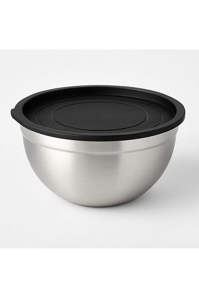 TSUMAB Stainless Steel Mixing & Storage Bowl with Lid – 1.5L