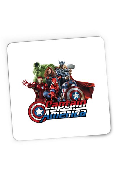 OEM Mousepad Gaming Captain America Hulk Iron Man Catgirl Marvel DC Comics, 21x19 cm