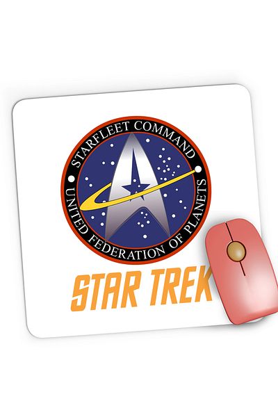 OEM Mousepad Gaming Star Trek Starfleet Command Academy Emblem, 21x19 cm