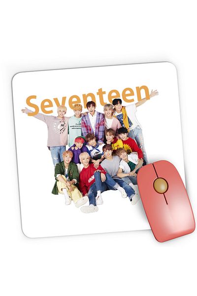 OEM Mousepad Gaming Seventeen Group Members Fan Page Boys K-Pop, 21x19 cm