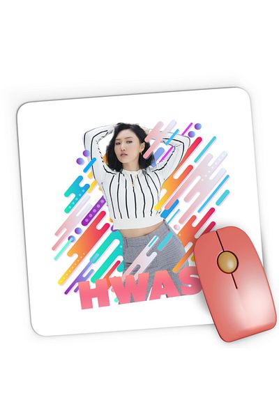 OEM Mousepad Gaming Mamamoo Singer Solo Hwasa y Pop Music Korean, 21x19 cm