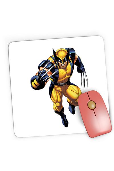 OEM Mousepad Gaming Wolverine Superhero Strong American Comics, 21x19 cm