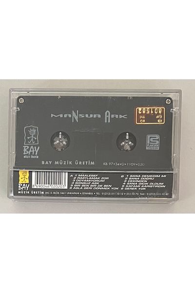 Bay Müzik Mansur Ark Did I Tell You Cassette (Original Period Print Cassette)