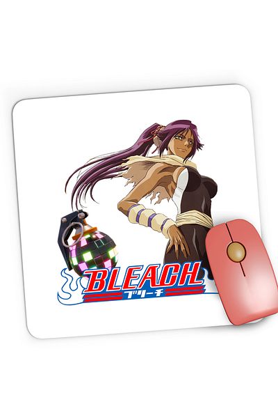 OEM Mousepad Gaming Bleach Yoruichi Shihouin Fortnite Magenta Bomb, 21x19 cm