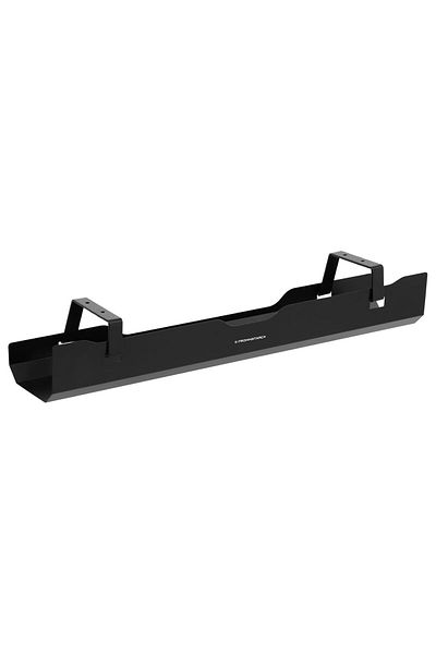 FrommStarck Półka maskownica organizer na kable pod biurko 600x135x108 mm CZARNA