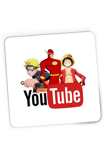OEM Mousepad Gaming The Flash Naruto One Piece Anime Cartoon, 21x19 cm